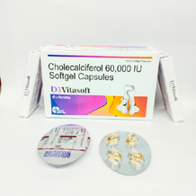  top pharma franchise products of Positive Medicare  -	capsules d3vitasoft.jpg	